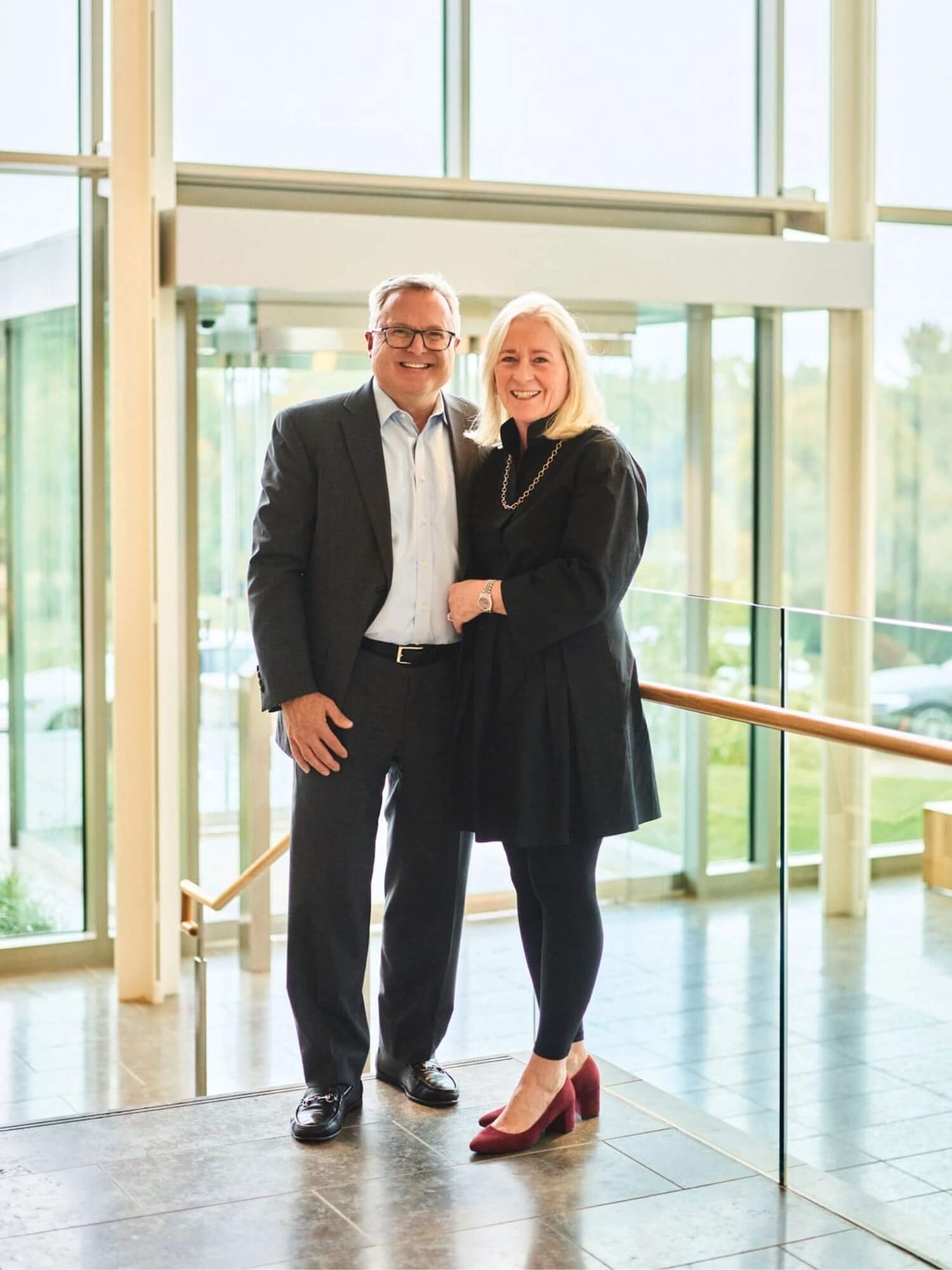 Tammy and Steve at a museum