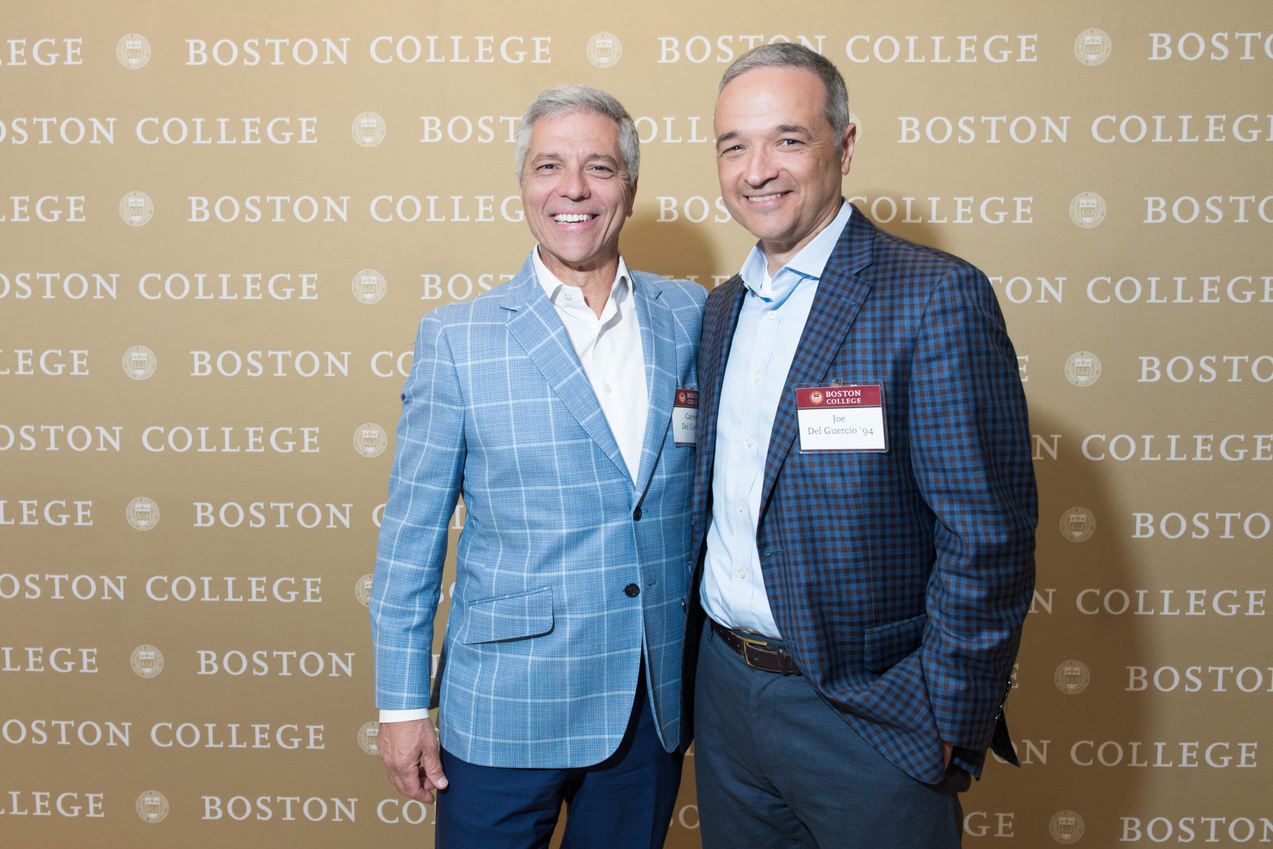 Joe Del Guercio ’94 (right) and his brother, Carmen (left).